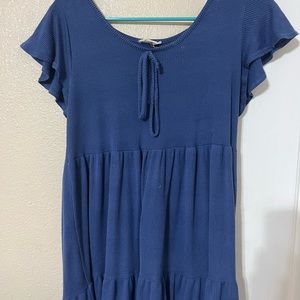 blue dress woman’s large